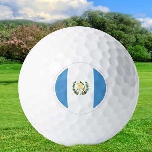 Balles De Golf Guatémala Boules de golf, golfeurs à drapeau / Pat