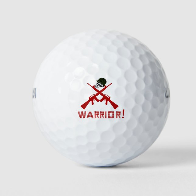 BALLES DE GOLF GUERRIER (Devant)