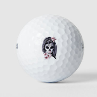 Balles De Golf Halloween Fille Fête des Morts