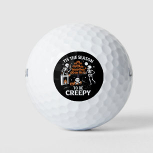 Balles De Golf Halloween Horreur C'Est La Saison D'Être Déplaisan