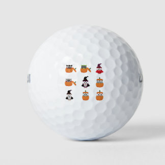 Balles De Golf Halloween Owl Pumkin