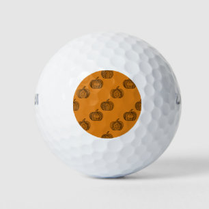 Balles De Golf Halloween zentangles doodles citrouille Automne