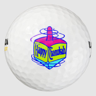 Balles De Golf Hanoukka Dreidel