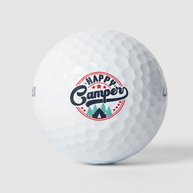 Balles De Golf Happy Camper Golf Balls (Devant)