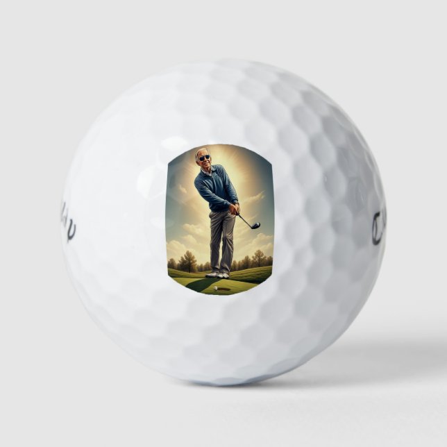 Balles De Golf Happy Joe Biden  (Devant)