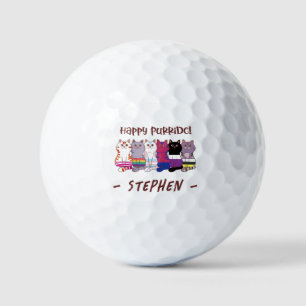 Balles De Golf Happy Purride - LGBTQ Pride Cats