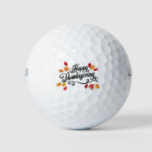 Balles De Golf Happy Thanksgiving