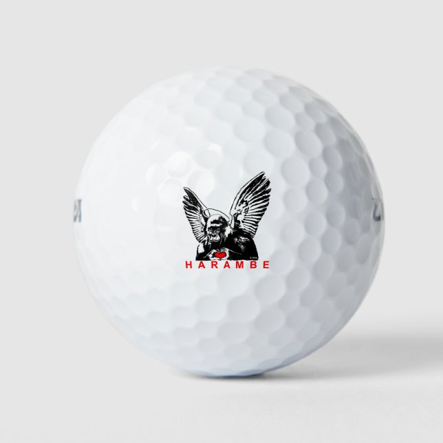 Balles De Golf Harambe (Devant)
