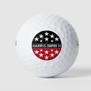 Balles De Golf Harris-Shapiro Président Vintage Kamala 2024