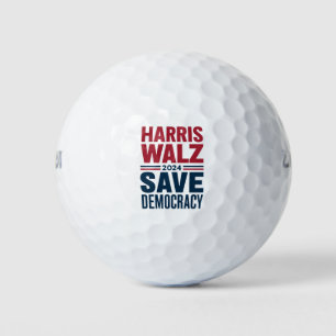 Balles De Golf Harris Walz Sauver la démocratie
