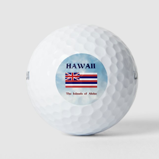Balles De Golf Hawaï, Les îles Aloha (Devant)