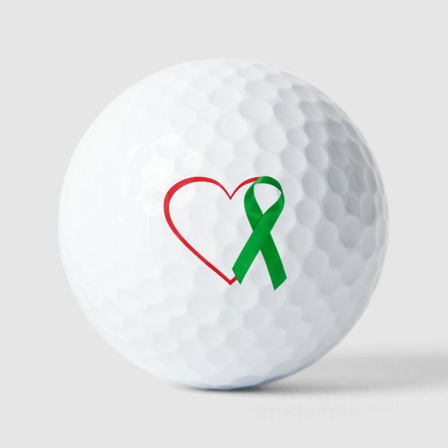 Balles De Golf Heart Awareness, Surgery, Recovery Gift (Recto)