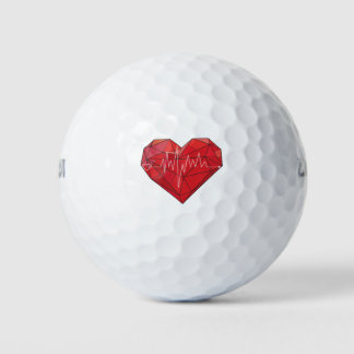 Balles De Golf Heartfeel Love Golf Ball : Symbole de la Passion s