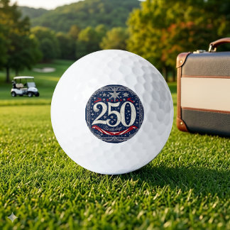 Balles De Golf Héritage américain USA 250e anniversaire de l'indé