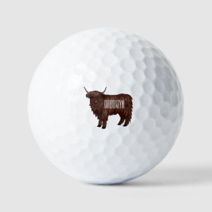 Balles De Golf Highland cow