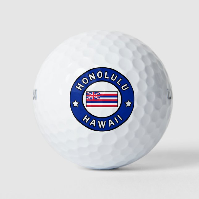 Balles De Golf Honolulu Hawaii (Devant)