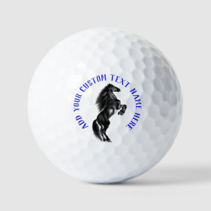 Balles De Golf Horse personnalisé Boules de golf Timbre texte per