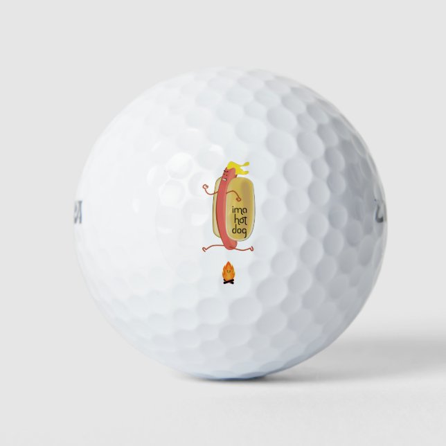 Balles De Golf Hot Dog Oe Devil (Devant)