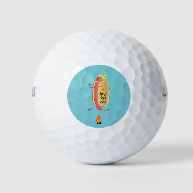 Balles De Golf Hot Dog Oe Devil (Devant)