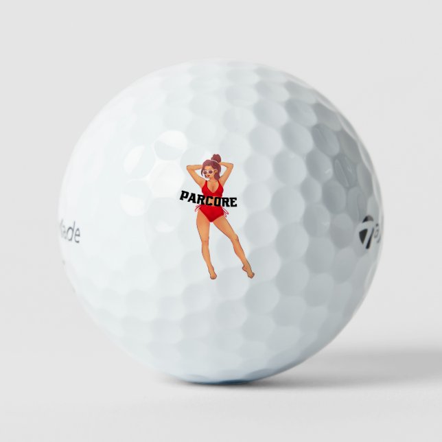 Balles De Golf Hot et Funky "Par"Core (Recto)