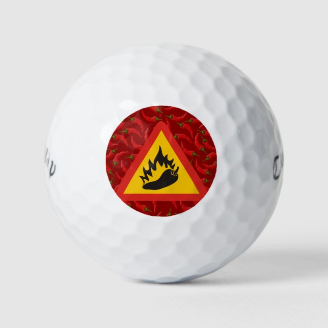 Balles De Golf Hot pepper danger (Devant)