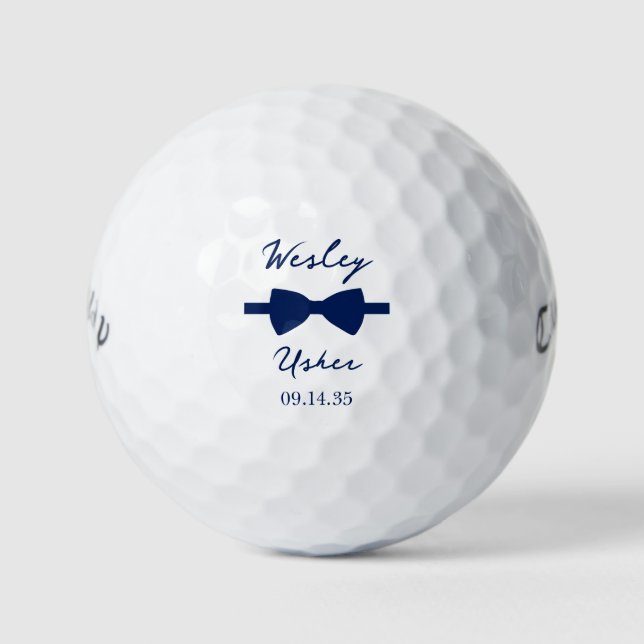 Balles De Golf Huissier à nœud papillon (Devant)