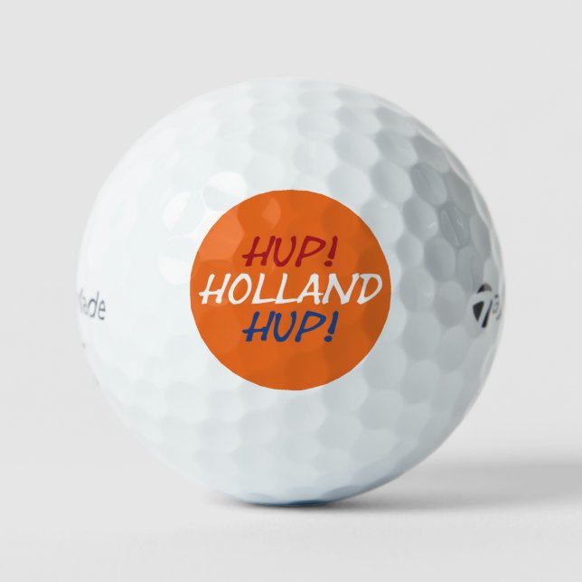 Balles De Golf Hup Holland Hup superposition sur NLD Flag ou tmtp (Recto)
