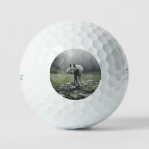 Balles De Golf Husky Sibérien Blanc