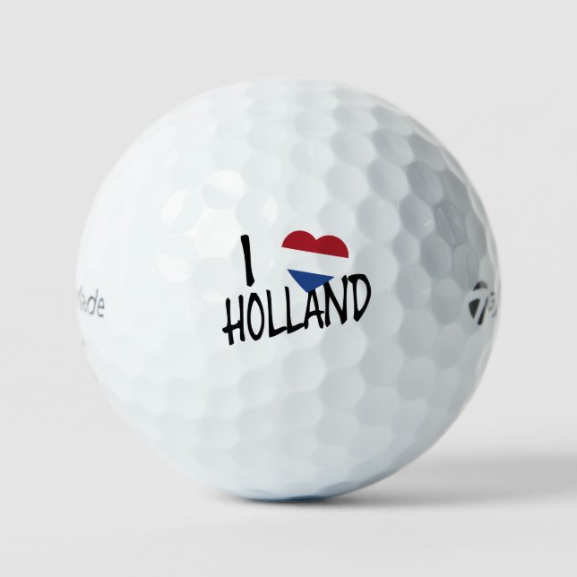 Balles De Golf I Heartflag Holland retour sur le poids tmtp5 gbcn (Recto)