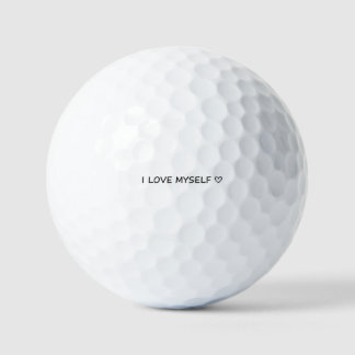 Balles De Golf “I Love Myself” Golf Ball – Fun & Affordable!