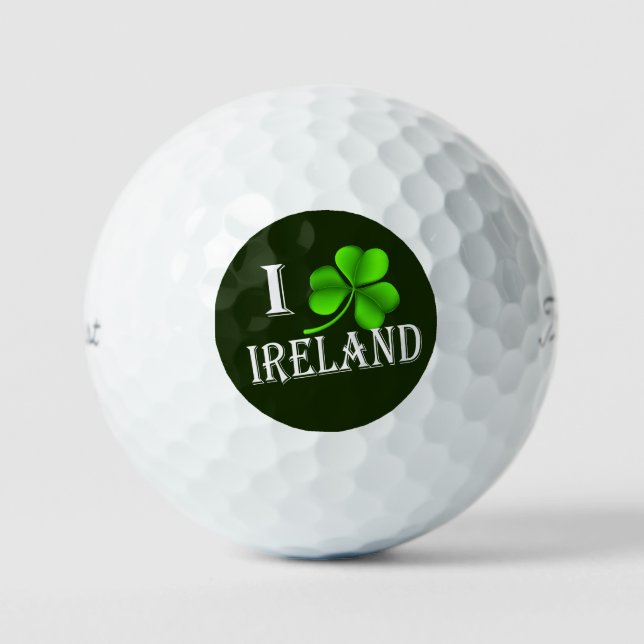 Balles De Golf I Shamrock Irlande wt tpv1 gbcnt (Recto)