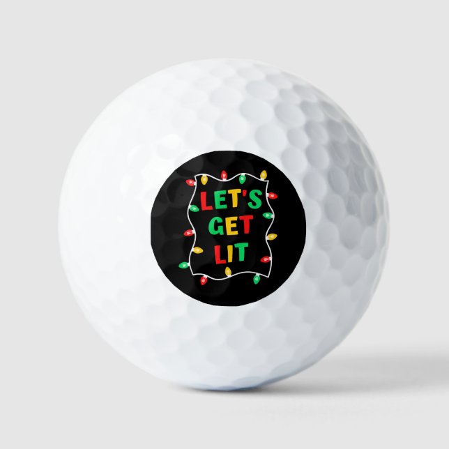 Balles De Golf illuminons noël (Recto)