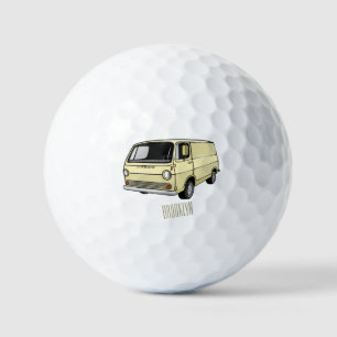Balles De Golf Illustration classique de van