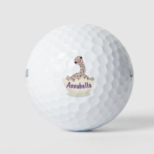 Balles De Golf Illustration d'autruche pour bébé à couver mignon