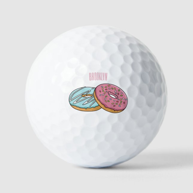 Balles De Golf Illustration de Donut (Recto)