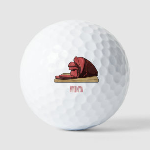 Balles De Golf Illustration de jambon