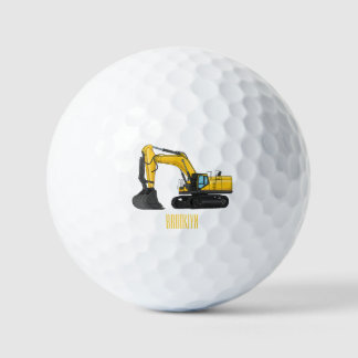 Balles De Golf Illustration de la pelle Crawler