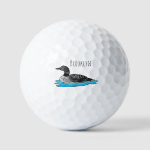 Balles De Golf Illustration de Loon bird