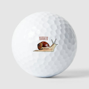 Balles De Golf Illustration d'escargot