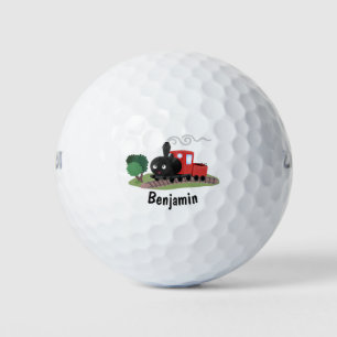 Balles De Golf Illustration d'une locomotive à vapeur mûre