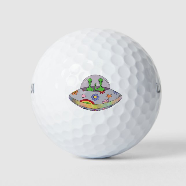 Balles De Golf Ils viennent en paix OVNI (Devant)