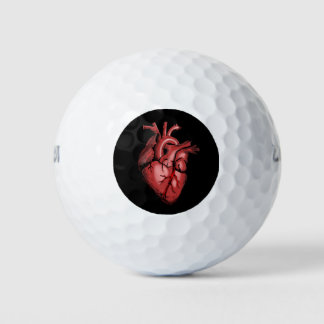 Balles De Golf Image de coeur anatomique réaliste