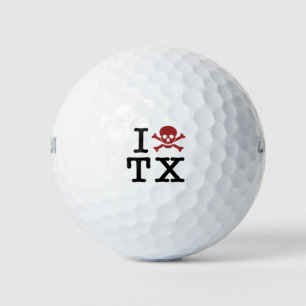 Balles De Golf Image_TX_Brown_Crâne et os croisés