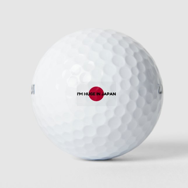 Balles De Golf Immense Au Japon (Devant)