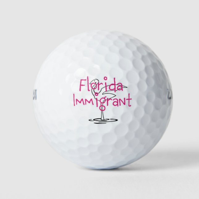 Balles De Golf Immigrant de Floride (Devant)