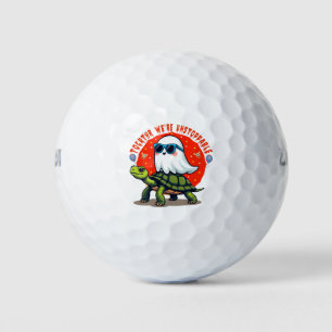 Balles De Golf Inarrêtable Fantôme et Tortue Aventure Design