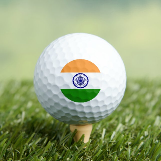 Balles De Golf INDE : Drapeau de l'Inde (T-shirt Insitu)