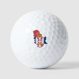 Balles De Golf Indicateur de pays de Serbie