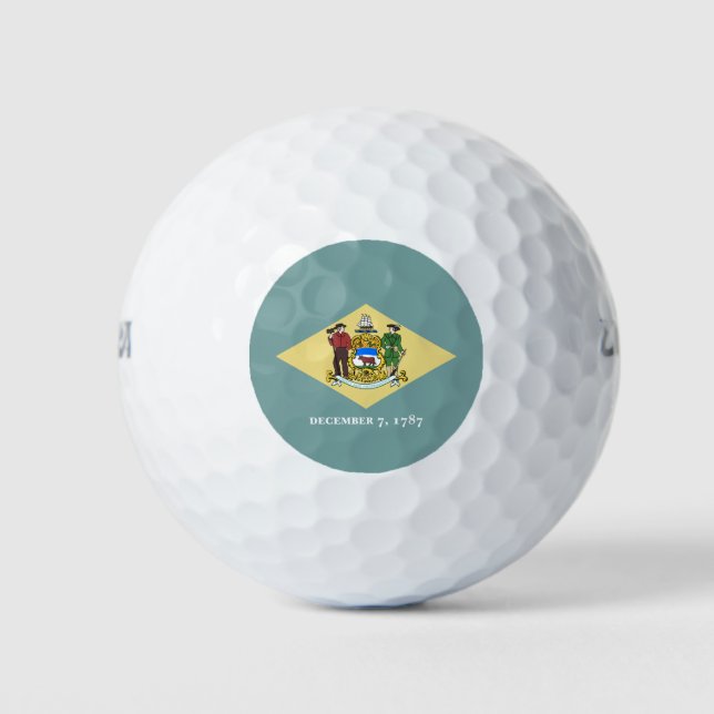 Balles De Golf Indicateur d'état du Delaware (Devant)