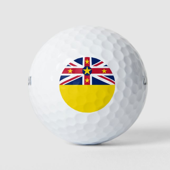 Balles De Golf Indicateur Niue (Devant)